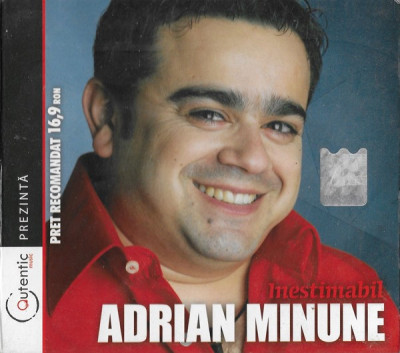 CD Adrian Minune &amp;lrm;&amp;ndash; Inestimabil, manele foto