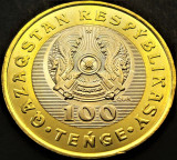 Cumpara ieftin Moneda exotica bimetal 100 TENGE - KAZAHSTAN, anul 2020 *cod 1123 = Sul&yacute; &Aacute;iel, Asia