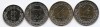 Libia Set 4 - 50, 100 Dirham, 1/4, 1/2 Dinars 2014 - UNC !!!, Africa