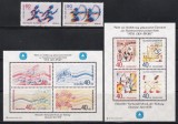 Germania Berlin 1979 - Pentru Sport - Jocurile Olimpice, Serie + 2 Colite, MNH, Nestampilat
