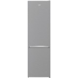 Combina frigorifica Beko RCSA406K40XBN, 386 l, H 202.5 cm, Clasa E, argintiu