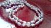 Colier Dublu Perle Naturale Baroc Gri 8-9mm, 17-18 inch. Colier Perle Naturale