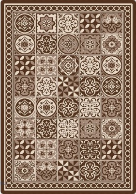 Covor Antiderapant, Flex 19632-91, Maro, 75x200 cm, 1500 gr/mp - 50x80 foto