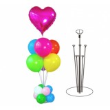 Suport din plastic cu cadru pentru 7 baloane, 70 cm, Godan