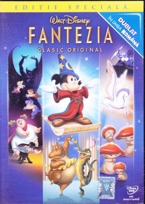 DVD animatie: Fantezia ( Editie speciala ; dublat si sub. romana)