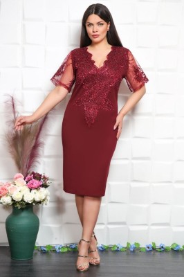 Rochie de Ocazie Silvi BordoMarimea foto