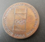 Medalie Steffi Graf - Germania, 1988, 35 mm, bronz