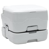 VidaXL Toaletă Portabilă pentru Camping Gri 41.5 x 36.5 x 30 cm