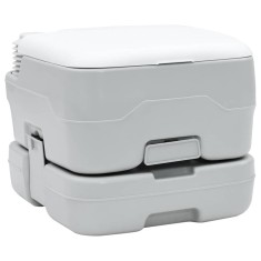 vidaXL Toaletă Portabilă pentru Camping Gri 41.5 x 36.5 x 30 cm 42001425