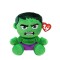 Plus ty 15cm beanie babies soft marvel hulk