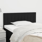 Cumpara ieftin Tăblie de pat, negru, 80x5x78/88 cm, textil