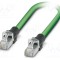 Patch cord SF/UTP 5 litat Cu, cositorit PUR verde 0,5m 22AWG PHOENIX CONTACT
