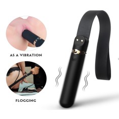 Vibrator&amp;Cravasa Rizey 9 Moduri Vibratii Silicon Negru USB Passion Labs