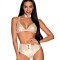 Costum Neo Goldes Obsessive, Alb, S/M