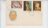 C3 - FDC Romania - Reproduceri de arta - Nuduri - LP695 - 1969