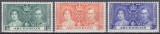 Serie Ascension 1937 &ndash; &Icirc;ncoronarea Regelui George al VI-lea și a Reginei Elisabeta, SG 35&ndash;37, MNH -A48