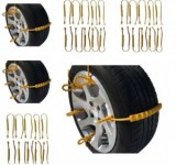 Lanturi Zapada Auto PVC Universale RAZ115, Set 10 buc, Anvelope 14-19 inch, Reutilizabile, Montare Usoara
