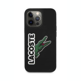 Husa Cover Lacoste Silicon Glossy Printing Logo iPhone 13 Mini Negru