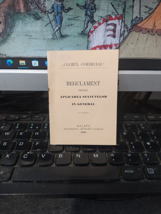 Clubul Comercial Galatz Galați, Regulament pentru Aplicarea statutelor &icirc;n general, Tipografia Buciumul Rom&acirc;n, Galați 1905, 054