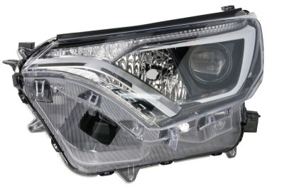 Far Toyota Rav4 (Xa40), 12.2015-12.2018, partea Stanga, cu lumina timp de zi tip LED; HiR2+WY21W; electric; cu motor, DEPO foto
