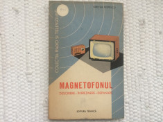 magnetofonul descriere intretinere depanare m. popescu editura tehnica RSR 1962 foto