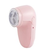 Aparat scame si par haine, flippy, electric, usb inclus, periuta curatare, pentru diferite tesaturi, 13 x 6.8 x 5.8 cm, roz