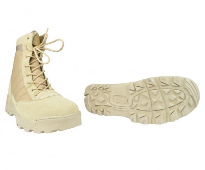 *MILITARY BOOTS TAN SIZE 44EU [ROYAL] foto