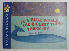 IS A BLUE WHALE THE BIGGEST THING THERE IS ? by ROBERT E. WELLS , 1995 foto