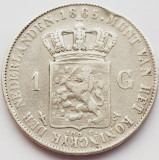 Cumpara ieftin 753 Olanda 1 Gulden 1865 Willem III km 93 argint, Europa