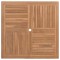 Set de masa pentru gradina Maro Lemn Teak Solid - 4