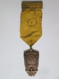 Spania medalie scolara fascista regimul Franco anii 40:Stiinta,Credinta,Arta,dimensiuni:47 x 27 mm