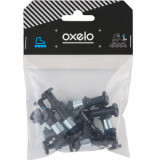 Kit 8+2 șuruburi și 8 distanțiere Role cu șină din aluminiu, Oxelo