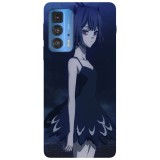 Husa compatibila cu Motorola Moto G71 5G model Nero Black Clover, Silicon, TPU, Viceversa, Transparent, Carcasa