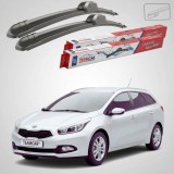 Cumpara ieftin Ștergătoare Kia Ceed II SW JD 2012-prezent | Set Față Flat &ndash; TeamCar&reg;