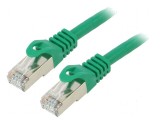 Patch cord F/UTP 6 litat CCA PVC verde 15m 26AWG, Lanberg