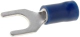 Papuc M4 furculita albastru izolat