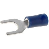 Papuc M4 furculita albastru izolat