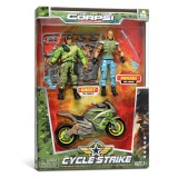 Set 2 figurine si vehicul militar, Lanard, The Corps Universe, Ghost-Mirage