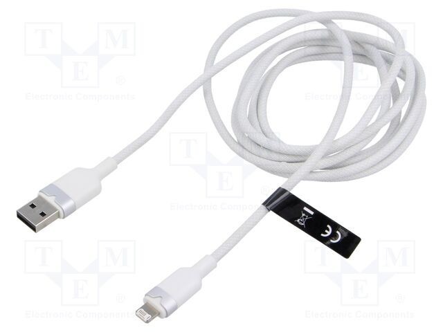 Cablu USB 2.0 VENTION Apple Lightning - USB A, 2m, nichelat