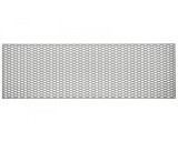Grila/plasa tuning bara din plastic, 120X40 cm, gri inchis, stil fagure