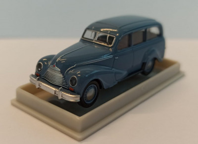 Macheta EMW 340 Kombi Break 1950 bleu - Brekina 1/87 H0 foto