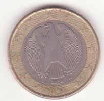 Germania 1 euro 2002 - KM# 213, J# 488, Schon# 212 foto