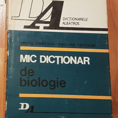 Mic dictionar de biologie de Teofil Craciun, Virginia Craciun
