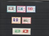 ROMANIA 1963 LP 570 ZIUA MARCII POSTALE ROMANESTI SERIE MNH NESTAMPILATA, Nestampilat