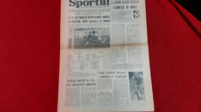 Ziar Sportul 29 08 1974 foto
