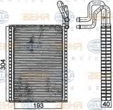 Vaporizator / Evaporator aer conditionat BMW X6 (E71, E72) (2008 - 2014) HELLA 8FV 351 331-291 foto