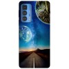 Husa compatibila cu Motorola G20 model Milky Way Road, Silicon, TPU, Viceversa, Transparent, Carcasa