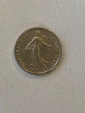 Moneda 1/2 FRANCS - 1/2 FRANCI - nichel - 1966 - Franta - KM 931.1 (110), Europa