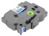Bandă de etichete albastră 18mm x 8m - TZE-541