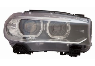 Far Bmw X5 (F15), 10.2013-03.2019, X6 (F16), 01.2014-12.2019, partea Dreapta, bi-xenon; cu lumina timp de zi tip LED; D1S+W21/5W+WY21W; electric; far foto